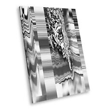 AB1771 Black White Abstract Portrait Canvas Picture Print Large Wall Art Modern