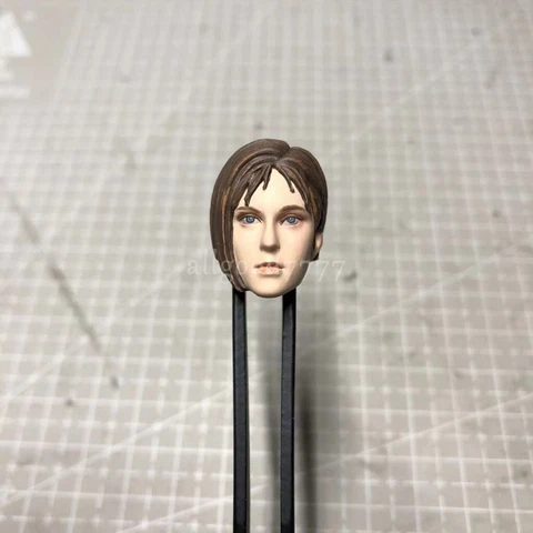 Painted 1/12 Resident Evil Jill Valentine Head Sculpt for 6" SHF ML Mez 7" Neca Cover