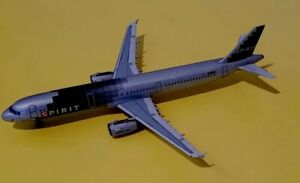 Aeroclassics 1:400 Spirit Airlines A321 Silver / Black Livery N588NK Rare