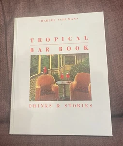 Pre Owned Vintage Tropical Bar Book Drinks & Stories Hardcover Book 1989 - Picture 1 of 5