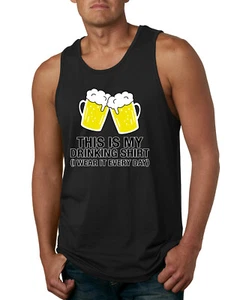 Camiseta sin mangas This is My Drinking It Everyday Beer Cup divertida para hombres - Imagen 1 de 5