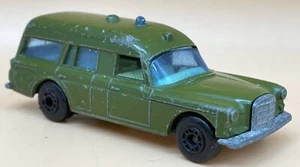 Matchbox Mercedes Benz Ambulance Binz | Green Army Superfast Lesney VGC - Picture 1 of 12