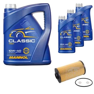 Filtro de aceite Febi Bilstein 8L MANNOL Classic 10W-40 para BMW Serie 8 E31 850iCi - Imagen 1 de 6