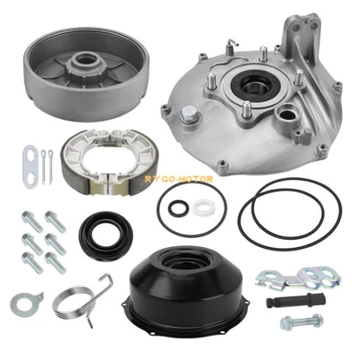 Rear Brake Drum Hub Plate Cover Shoes Seals for Honda Foreman 400 TRX400FW 95-03 - Image 1 of 4