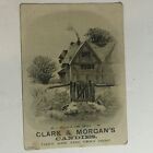 Clark And Morgan Victorian Trade Card Quincy Illinois VTC 5