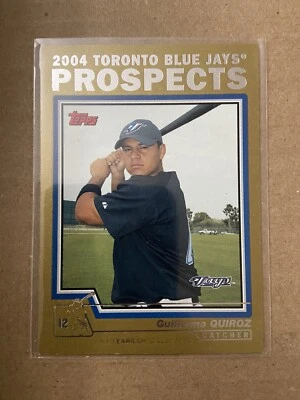 2004 Topps Traded and Rookies Gold /2004 Guillermo Quiroz #T102 - Image 1 of 2