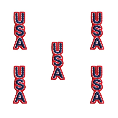 EE. UU. Vertical (5_Pack) Hierro en Parche: Pequeño Foto 1 de 4