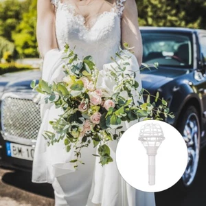 10 Pcs Empty Receptacle Bride Wedding Flower Decoration Holders for - Imagen 1 de 12