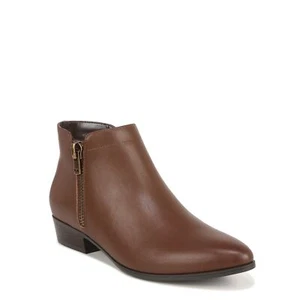 Naturalizer Womens Claire Pointed Toe Ankle Bootie Cinnamon Brown Smooth 9 M - Picture 1 of 1