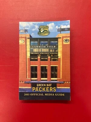 NFL Green Bay Packers 2003 Official Media Guide (Excellent Condition) - Image 1 of 3