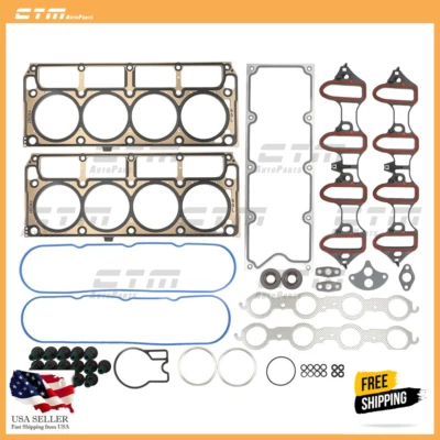 Fits 01-03 Chevrolet Silverado GMC Sierra Yukon 6.0L OHV Head Gasket Set Foto 1 de 4