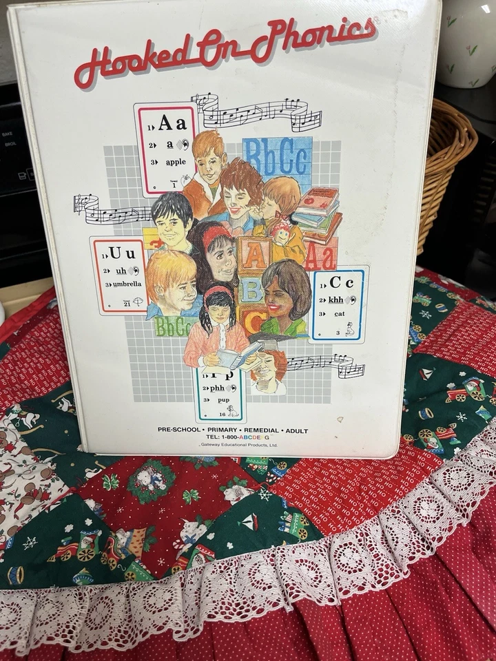 Juego de aprendizaje de fonética enganchado de colección 1992 libros faltantes 1 y 3  Foto 1 de 4