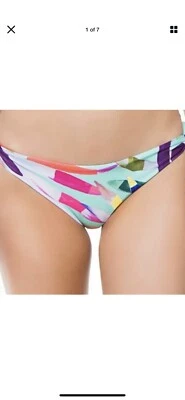 Nuevo con etiquetas Pantalones de bikini Mara Hoffman para mujer Marimba Aqua talla XL $110 Foto 1 de 4