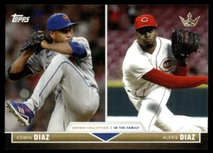 2022 Bobby Witt Jr. Topps x Crown Collection In The Family Edwin Diaz/Alexis - Picture 1 of 2