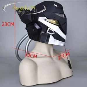 VALORANT Vyse Helmet Eyes Mask Light Halloween Soft PVC Masquerade Cosplay Props - Picture 1 of 13