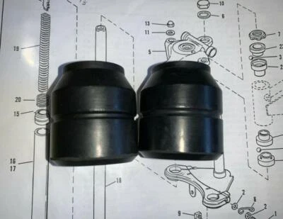 AERMACCHI HARLEY NUEVO par de BOTAS HORQUILLA 45793-73P para 1973 X90 X-90 05982 Foto 1 de 4