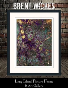 Brent Wickes Reflecting Pool S/N L/ED Giclee on Paper Custom Framed - Picture 1 of 3