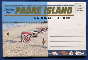 Padre Island National Seashore Texas Postcard Folder PF211 - Picture 1 of 2