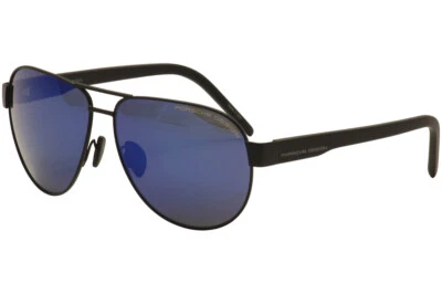 Gafas de sol cuadradas negras de moda Porsche Design para hombre P8632 P/8632 A 61 mm Foto 1 de 4