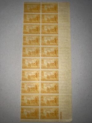 Scott #997, California Centennial of statehood, 1850-1950, 3c, MNH, - Image 1 of 3