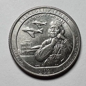 D Tuskegee Airman Alabama 2021 cuarto - Imagen 1 de 2