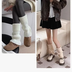 Japanese Harajuku Piled Calf Socks College Style Boot Socks for Women - Picture 1 of 16
