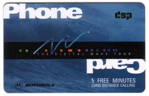 Tarjeta telefónica 5m Promo: Motorola - The Digtal Wave Tour (abril 1996) - Imagen 1 de 2