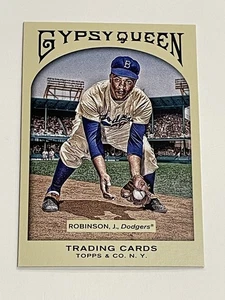 2011 Topps Gypsy Queen Baseball #4 - Jackie Robinson - Brooklyn Dodgers - Picture 1 of 2