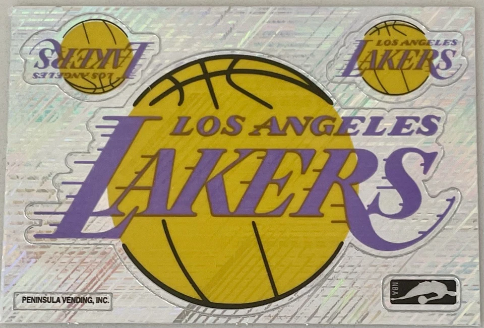 Adesivos/decalques da NBA do seu time favorito. Los Angeles Lakers. ﻿ - Imagem 1 de 1