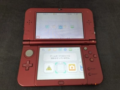 B361 Envío Gratis Nintendo Nueva Consola 3DS LL XL Rojo Metálico Monster HunterJapón Foto 1 de 4