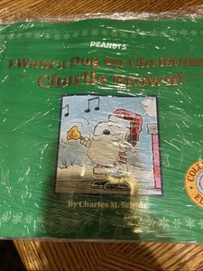 Peanuts I Want a Dog for Christmas, Charlie Brown! Book Collector's Edition Hard - Picture 1 of 3