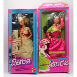 Lot of 2: English & Korean Barbie | Please Read - Picture 1 of 2