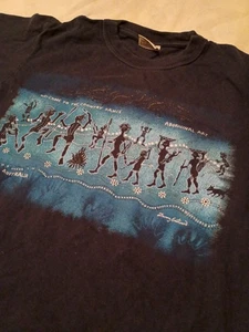 VTG 90s Australia Aboriginal Art Danny Eastwood T-Shirt Mens Small - Picture 1 of 7