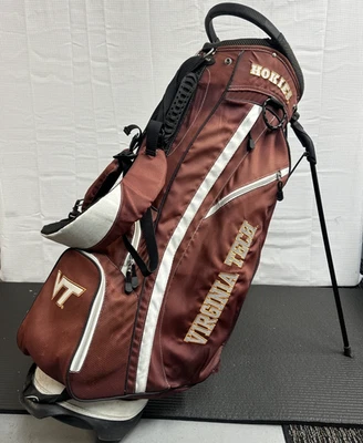 Bolsa de golf Virginia Tech Hokies de transporte/soporte 14 bolsillos divisores bolsillo refrigerador usada Foto 1 de 4