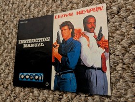 Lethal Weapon Nintendo NES Ocean Official Instruction Manual Only Booklet