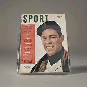 Revista deportiva de colección rara agosto 1950 arte Houtteman Roy Campanella Max Baer - Imagen 1 de 13