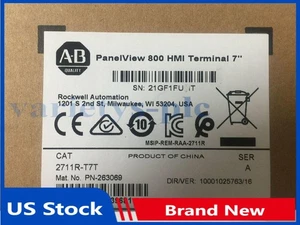 Allen-Bradley 2711R-T7T PANELVIEW 800 7-INCH HMI TERMINAL AB 2711RT7T Fast Ship - Picture 1 of 3