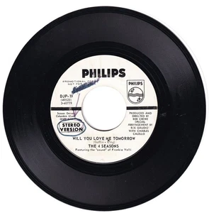 The Four Seasons. Will You Love Me Tomorrow (both sides) 45 rpm - Imagen 1 de 1