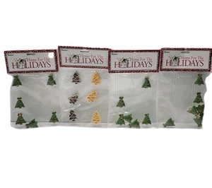 Darice Home For The Holidays Scrapbooking Trees Christmas Holiday 4 Packs - Picture 1 of 5