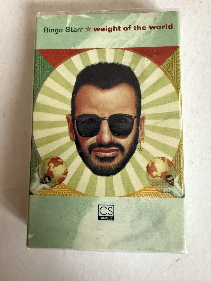 Ringo Starr "Weight of the World" CASSETTE SINGLE! Factory SEALED! (1992) - Image 1 of 3