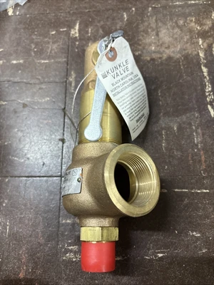 KUNKLE 918BDCE06BJE SAFETY RELIEF VALVE 1/2" 33 GPM - Image 1 of 4