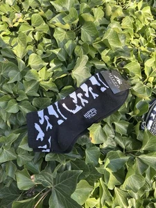 Hippo Potamus Hippo Socks Italy Black & Gray Sz 26 (8.5 US) - Picture 1 of 3