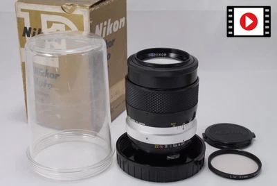 ⏯ Nikon Nikkor-Q Auto 135mm f2.8 Non-Ai Telephoto w/ Original Clear Case [MINT] - Image 1 of 4