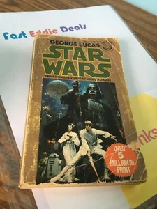 ORIGINAL STAR WARS MOVIE ADAPTATION NOVEL THIRD CANADIAN PRINTING LIBRARY COPY  - Picture 1 of 12