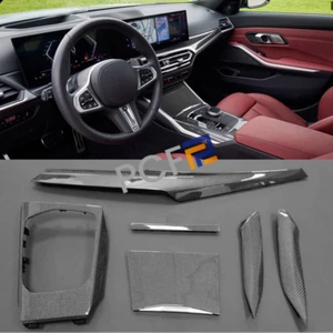 For BMW 3 Series G20 OE Replacement Dry Carbon Fiber Interior Trim Kit 2023-2024 - Picture 1 of 11