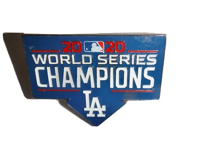 LOS ANGELES DODGERS LA 2020 WORLD SERIES CHAMPIONS LAPEL HAT PIN  1/1/2 x 1 3/4 - Image 1 of 2