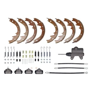 Deluxe Brake Overhaul Kit 1942-1950 Oldsmobile 6-cyl models with Master Cylinder - Picture 1 of 17