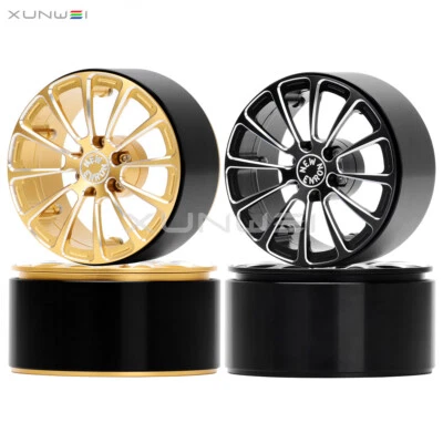 2.6" Beadlock Wheel Rim Hub HEX 12&17mm for 1/7 1/8 RC Crawler MK07 H8H 4082 KM4 - Image 1 of 4