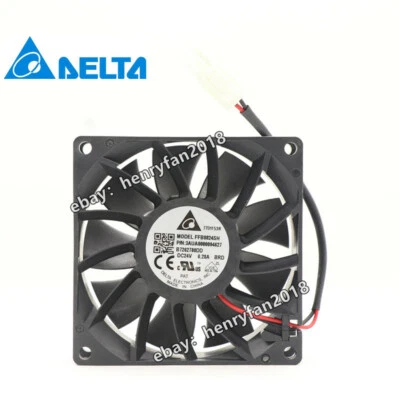 Delta Fan FFB0824SH Axial Fan DC 24V 0.28A 80*80*25mm 2Pin Inverter Cooling Fan - Image 1 of 4