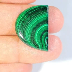 28 quilates 100 % natural diseñador malaquita verde elegante cabujón piedra preciosa b-487 - Imagen 1 de 1